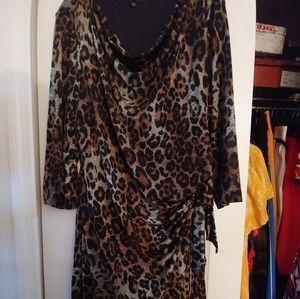 Leopard print Dress